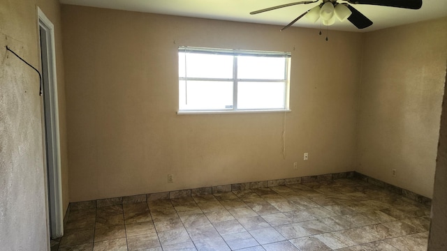 340 Maxwell Dr, Beaumont, TX 77707 - unfurnished room featuring a ceiling fan and baseboards