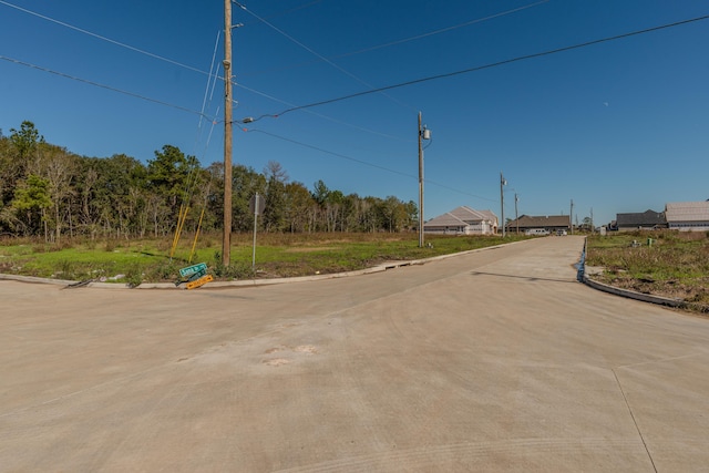 view of road