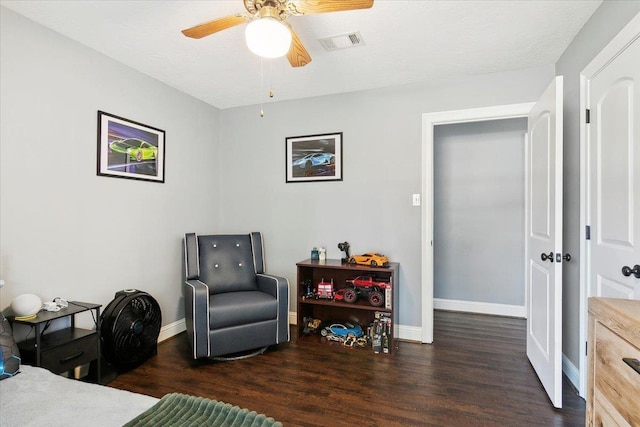 5880 Longwood St, Beaumont, TX 77707 - bedroom featuring wood finished floors, baseboards, and a ceiling fan