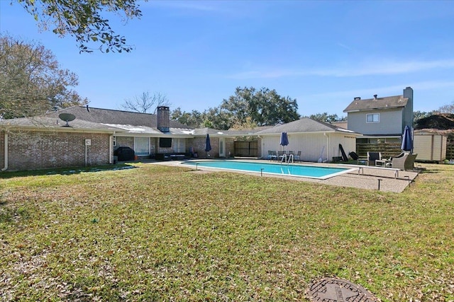 5880 Longwood St, Beaumont, TX 77707 - view of pool featuring a patio area