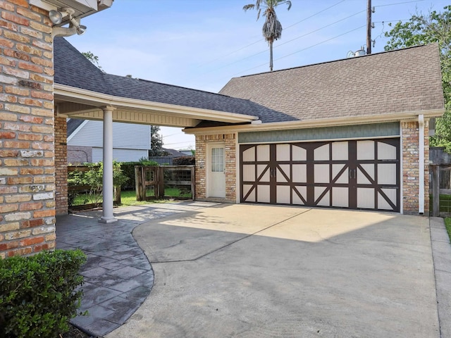 9670 Manion Ct, Beaumont, TX 77706 - exterior space with fence and concrete driveway