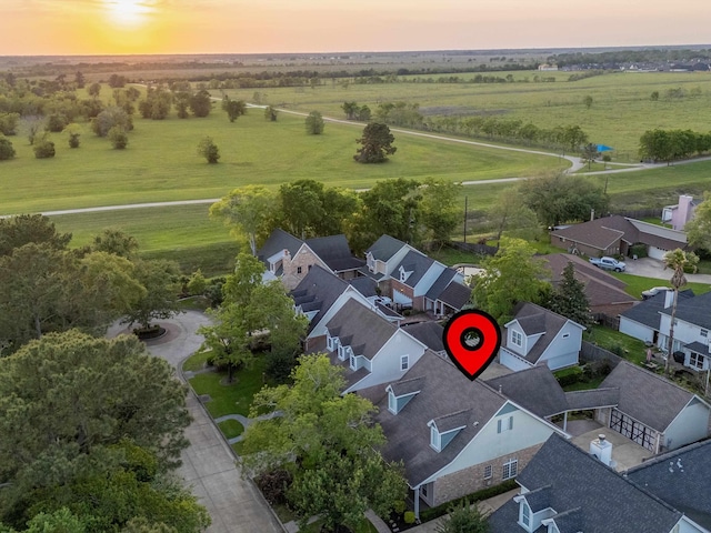 9670 Manion Ct, Beaumont, TX 77706 - drone / aerial view featuring a rural view and a residential view