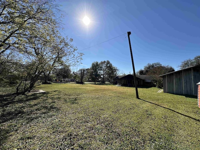 view of yard