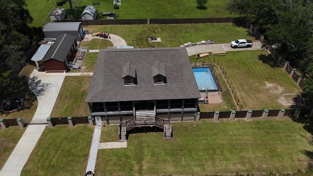 650 Sudduth Dr, Bridge City, TX 77611 - view of subject property with a pool area