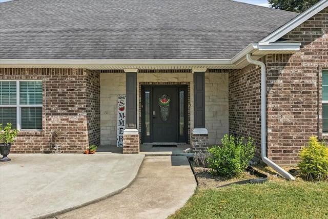 entrance to property with a porch