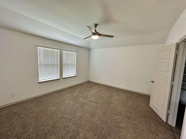 1525 Holly Trl, Sour Lake, TX 77659 - spare room with carpet and ceiling fan