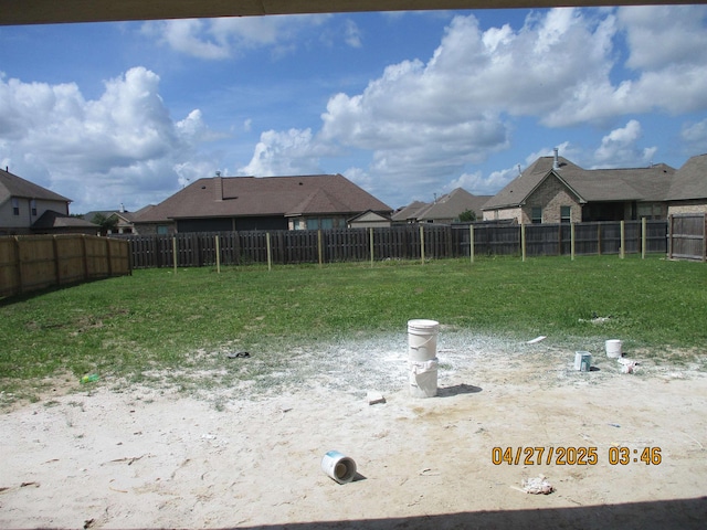 9250 Bellflower St, Beaumont, TX 77713 - view of yard with fence and a residential view
