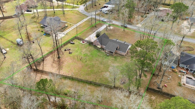 6006 Hazelwood Dr, Orange, TX 77632 - birds eye view of property