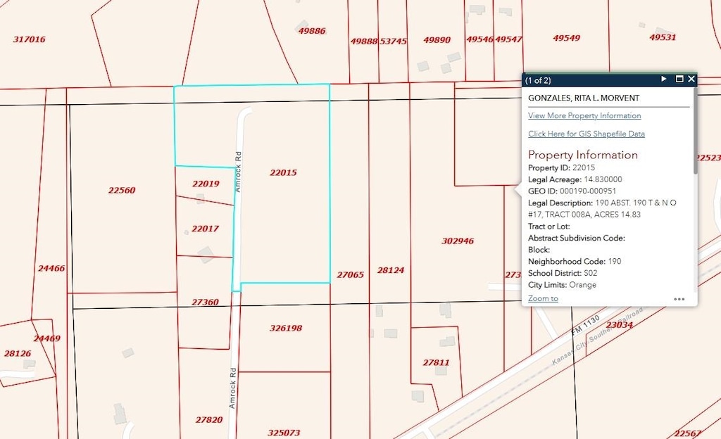 TBD Amrock Rd, Orange, TX 77632