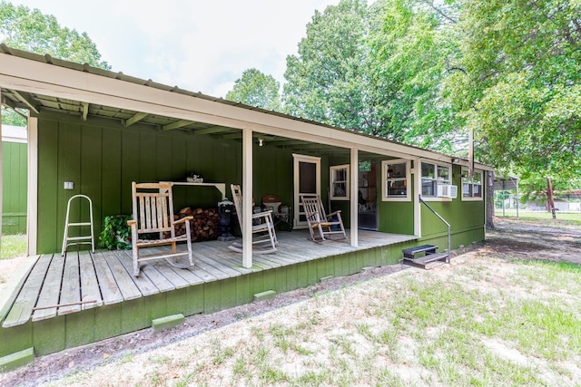 view of back of property