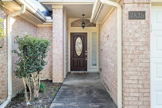 view of entrance to property