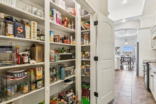 view of pantry