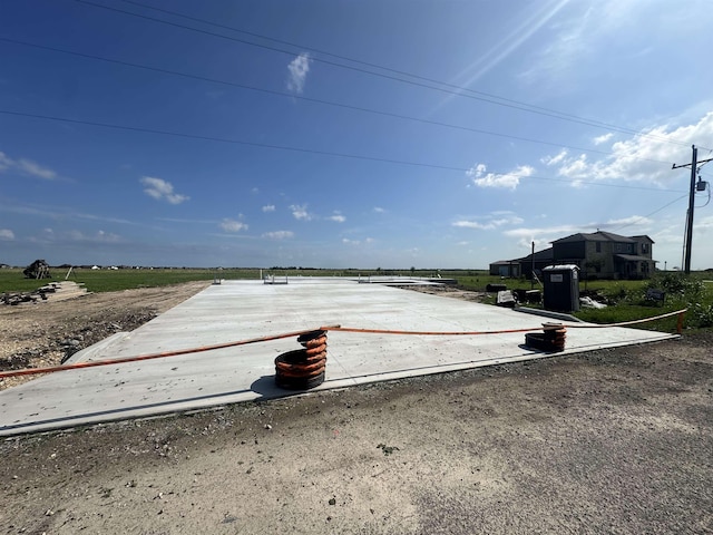 view of entry to storm shelter