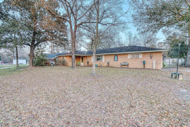 view of rear view of property