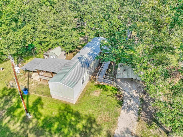drone / aerial view