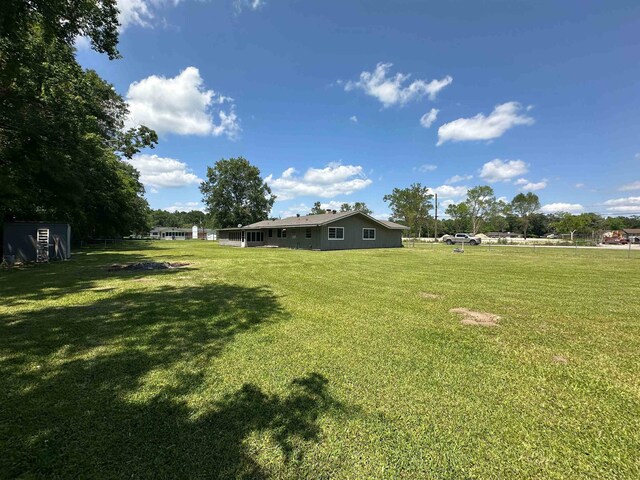 3605 Lawn Oak Dr, Orange, TX 77632 - view of green lawn
