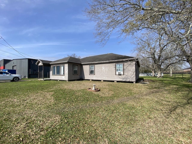 3600 Main Ave, Groves, TX 77619 - view of front of property featuring a front lawn