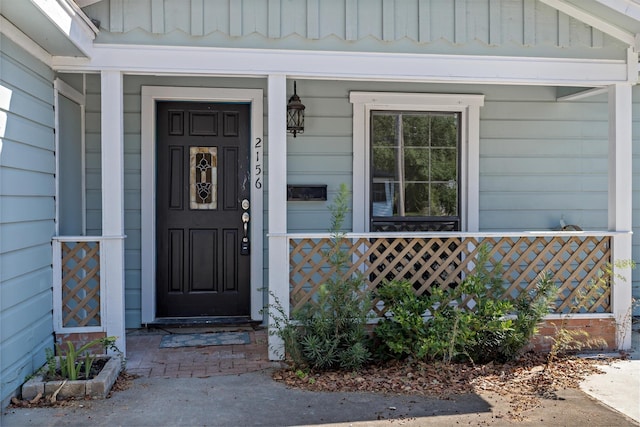 view of entrance to property