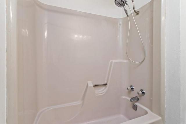 bathroom featuring bathing tub / shower combination