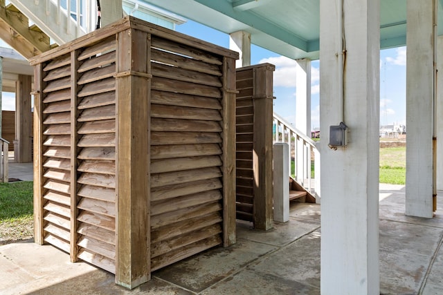 view of outdoor structure