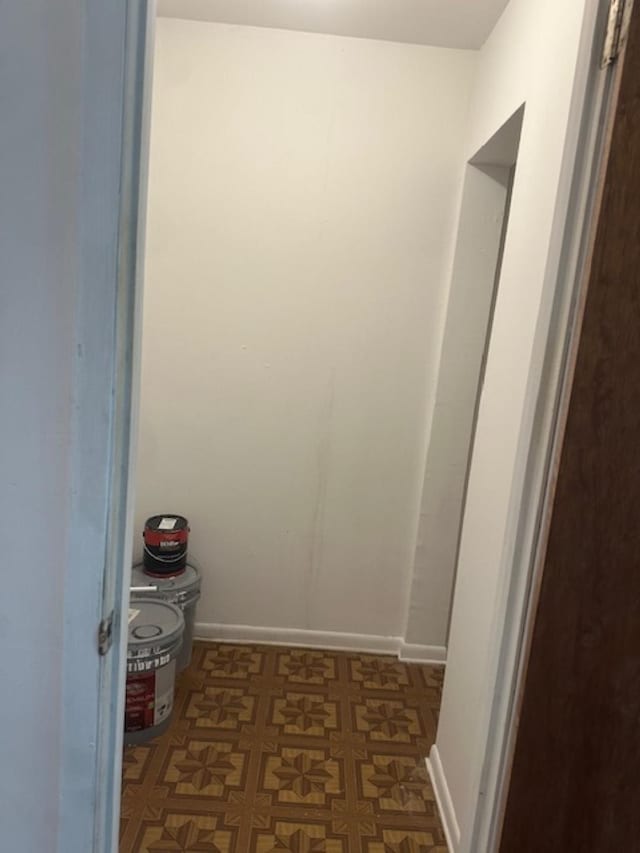 hall featuring tile patterned floors