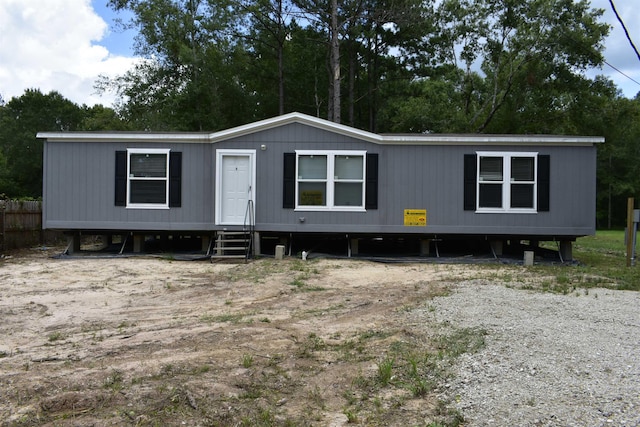 view of manufactured / mobile home