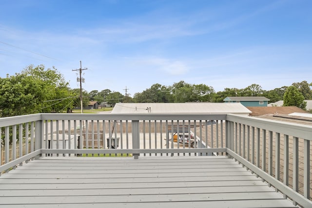 930 Llano St, Port Neches, TX 77651 - view of wooden deck