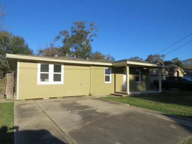 view of back of property