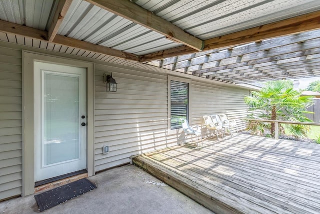 5780 Kristin Ln, Beaumont, TX 77713 - view of wooden terrace