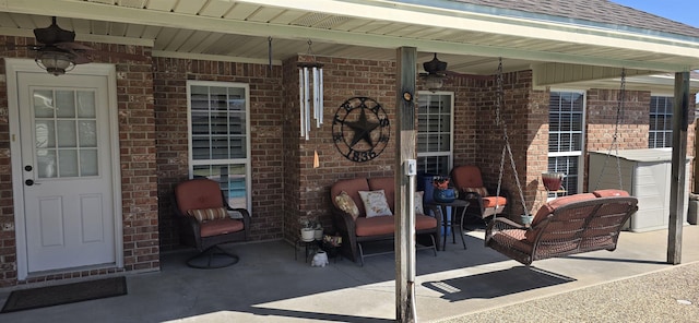 view of patio