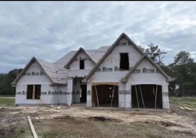 view of property under construction