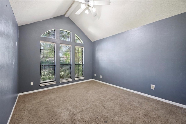1416 23rd St, Nederland, TX 77627 - carpeted empty room featuring ceiling fan and baseboards
