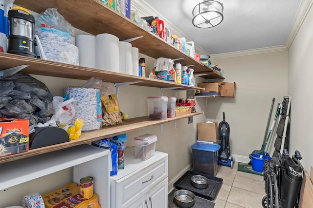 view of storage room