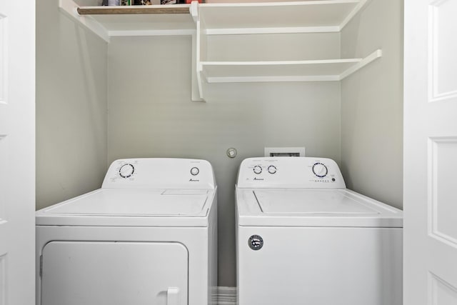 4450 W Brown St, Orange, TX 77630 - washroom with separate washer and dryer