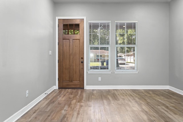 4450 W Brown St, Orange, TX 77630 - foyer featuring wood finished floors and baseboards