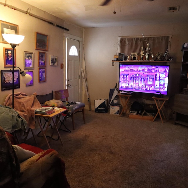 2134 Armstrong Ave, Port Neches, TX 77651 - view of carpeted living area