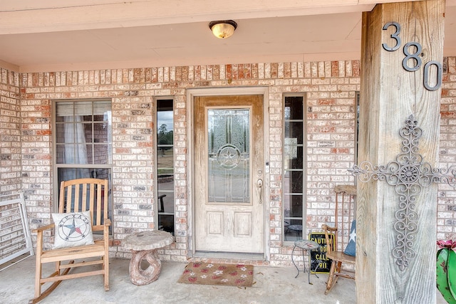 view of entrance to property