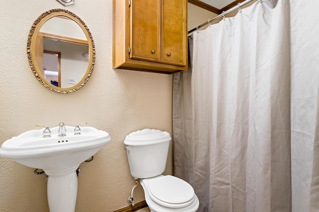 bathroom with toilet