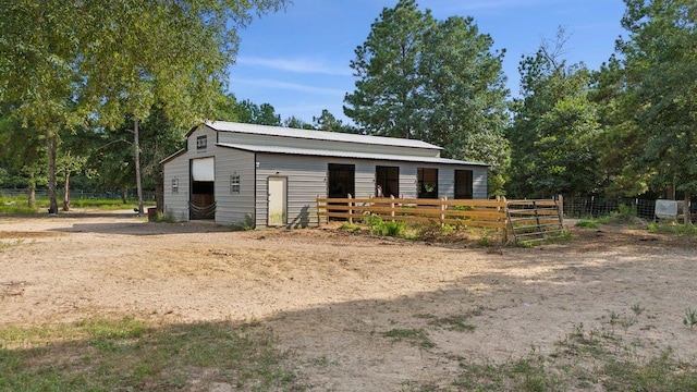 view of stable