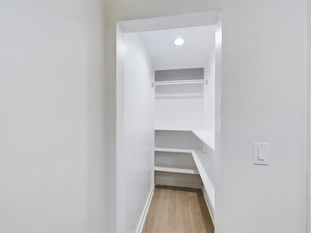 interior space featuring light hardwood / wood-style floors