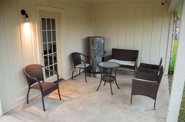 view of patio featuring outdoor lounge area