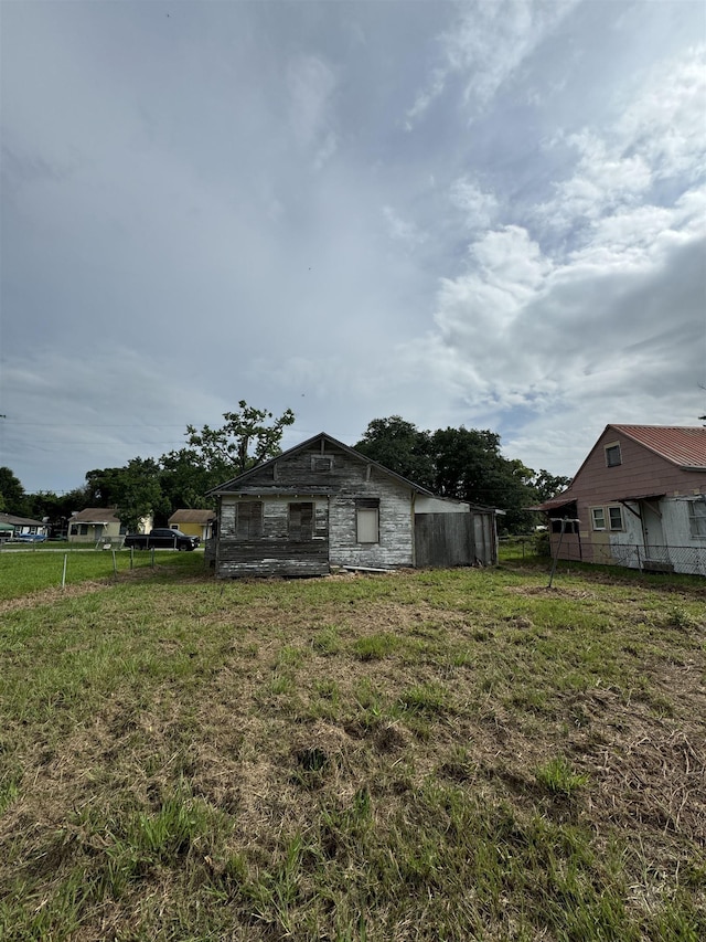 view of yard