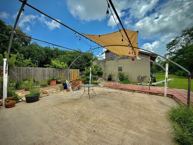 2940 36th St, Port Arthur, TX 77642 - view of patio featuring a wooden deck