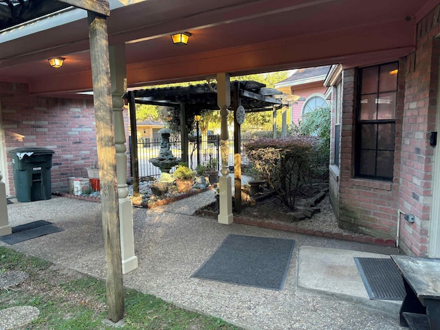 view of patio