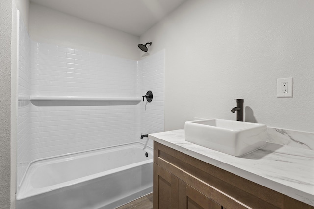 3266 Brent Dr, Orange, TX 77632 - bathroom featuring bathing tub / shower combination and vanity