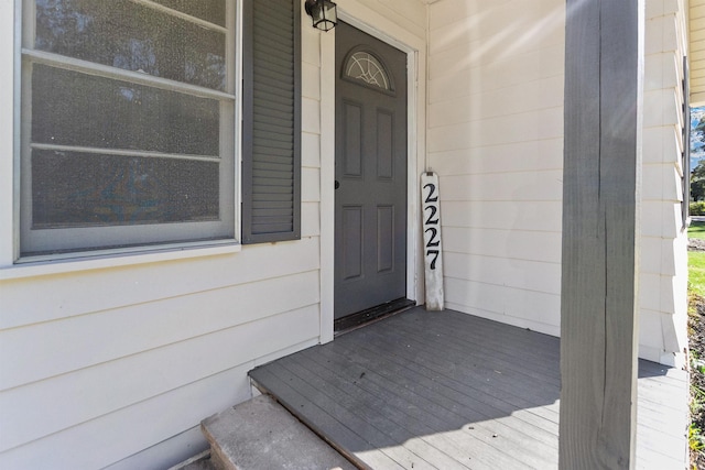 view of entrance to property