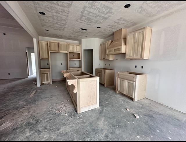 view of unfinished property