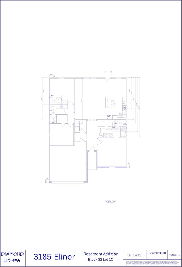 3185 Elinor St, Beaumont, TX 77705 - view of floor plan / room layout