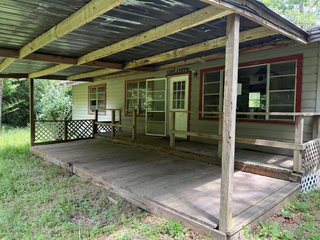1700 Woodrow St, Silsbee, TX 77656 - view of wooden terrace