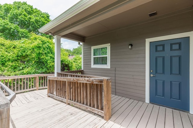 9205 Shepherd Dr, Beaumont, TX 77707 - view of wooden deck